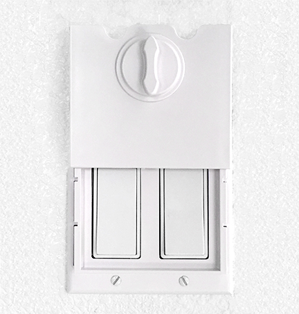 Value Pack: 6 HomeStar Baby Light Switch Guards - White